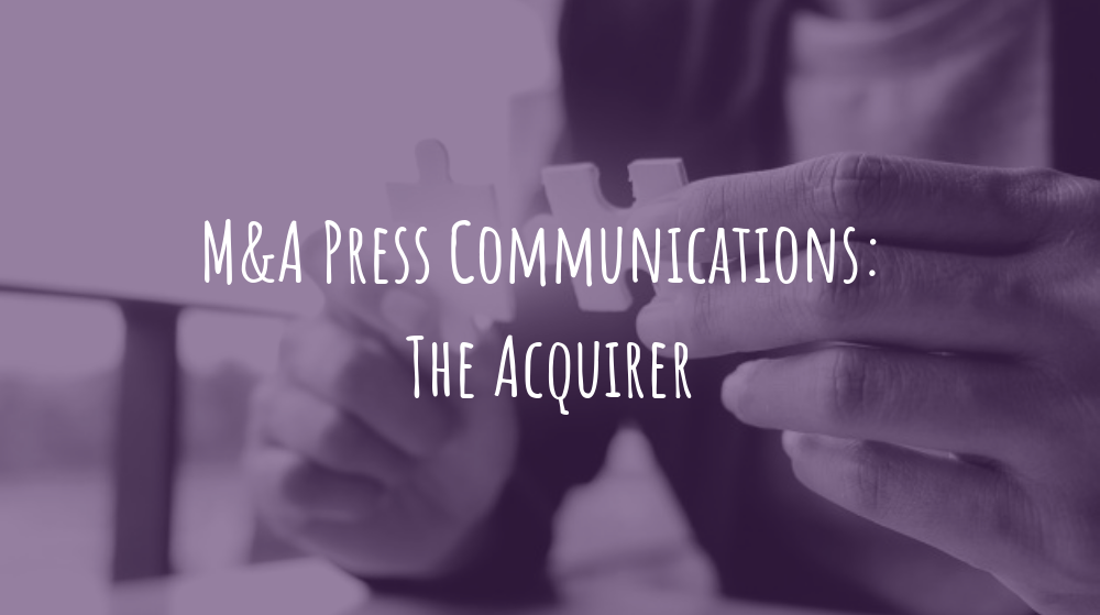 M&A Press Communications: The Acquirer