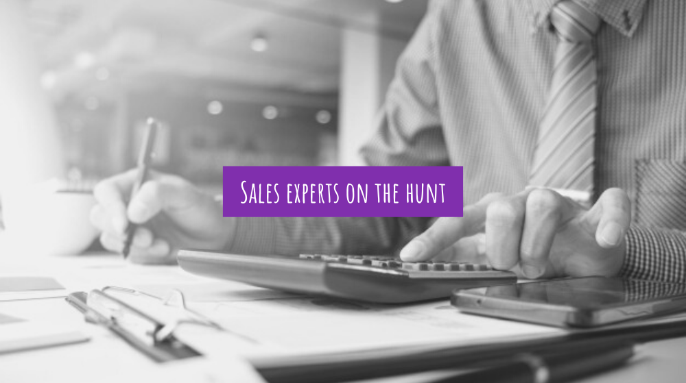 Sales experts on the hunt