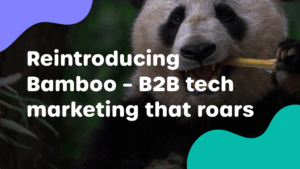 Reintroducing Bamboo – B2B tech marketing that roars